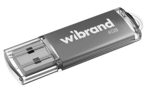 Флеш накопитель USB 4Gb Wibrand Cougar, Silver, USB 2.0 (WI2.0/CU4P1S) - Фото 1 Флеш накопитель USB 4Gb Wibrand Cougar, Silver, USB 2.0 (WI2.0/CU4P1S) - изображение 1
