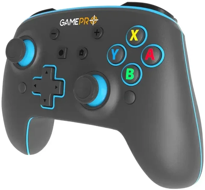 Геймпад GamePro MG1200 Wireless Black/Blue UA - зображення 2