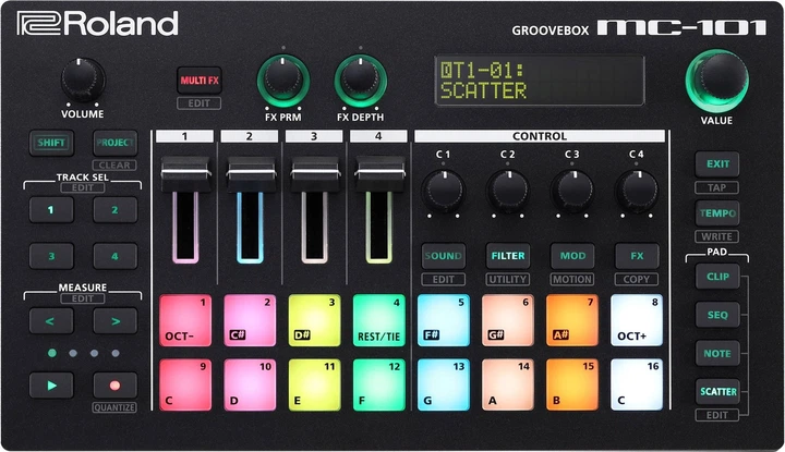 Грувбокс Roland MC-101 (RO-2693) - Фото 1 Грувбокс Roland MC-101 (RO-2693) - изображение 1