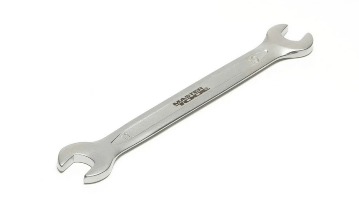 Ключ ріжковий MASTERTOOL COLD STAMPED 10х11 мм CrV DIN3110 SS 70-1011 - Фото 1 Ключ ріжковий MASTERTOOL COLD STAMPED 10х11 мм CrV DIN3110 SS 70-1011 - изображение 1