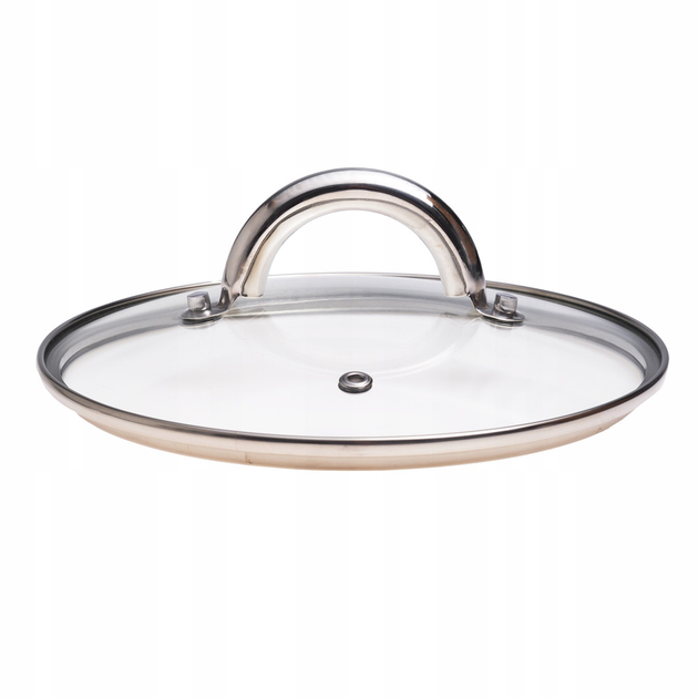Каструля Ofenbach KM-100524 2л з нержавіючої сталі зі скляною кришкою 18см для індукції та газу - Фото 5 Каструля Ofenbach KM-100524 2л з нержавіючої сталі зі скляною кришкою 18см для індукції та газу - зображення 5