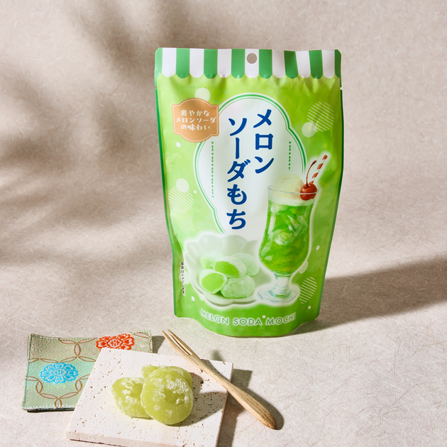 SEIKI Melon Soda Mochi мочи со вкусом содовая с дыней, 130 г - Фото 3 SEIKI Melon Soda Mochi мочи со вкусом содовая с дыней, 130 г - изображение 3