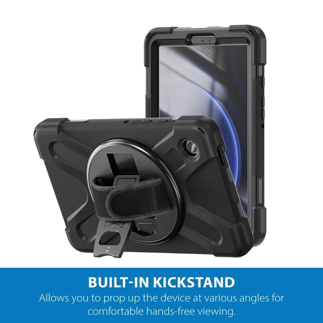 Чехол с ремешком Pirate King Case для Samsung Galaxy Tab A9 Black - изображение 5