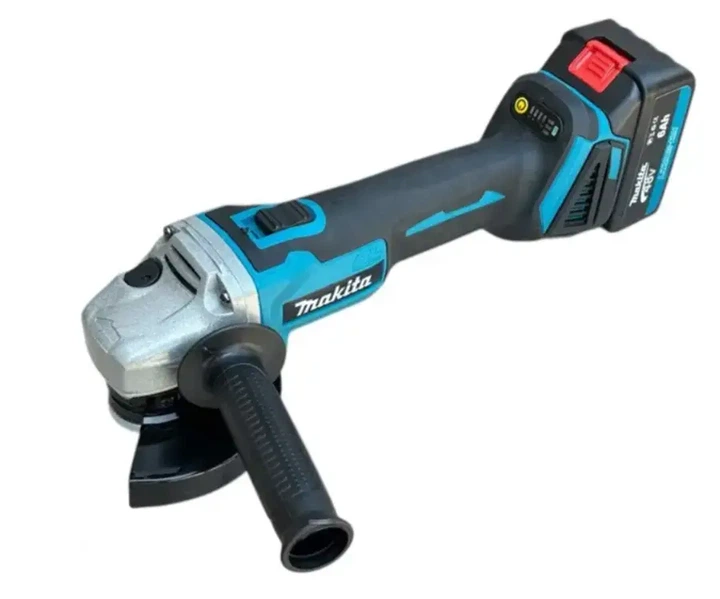 Болгарка Makita Угловая шлифовальная машина 48 V Аккумуляторные шлифмашины 6 Ah Болгарка для дома (Машина углошлифовальная ручная) - изображение 5