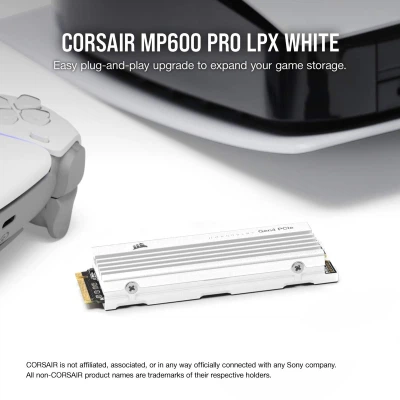 Накопитель SSD M.2 2280 2TB MP600PRO LPX Corsair (CSSD-F2000GBMP600PLPW) - Фото 2 Накопитель SSD M.2 2280 2TB MP600PRO LPX Corsair (CSSD-F2000GBMP600PLPW) - изображение 2