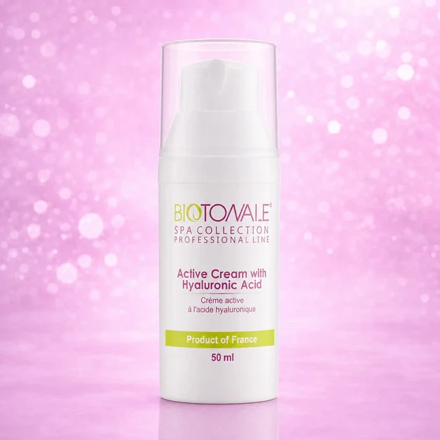 Активный крем для лица с гиалуроновой кислотой Biotonale Hyaluronic Acid Active Cream 50 мл - Фото 1 Активный крем для лица с гиалуроновой кислотой Biotonale Hyaluronic Acid Active Cream 50 мл - изображение 1