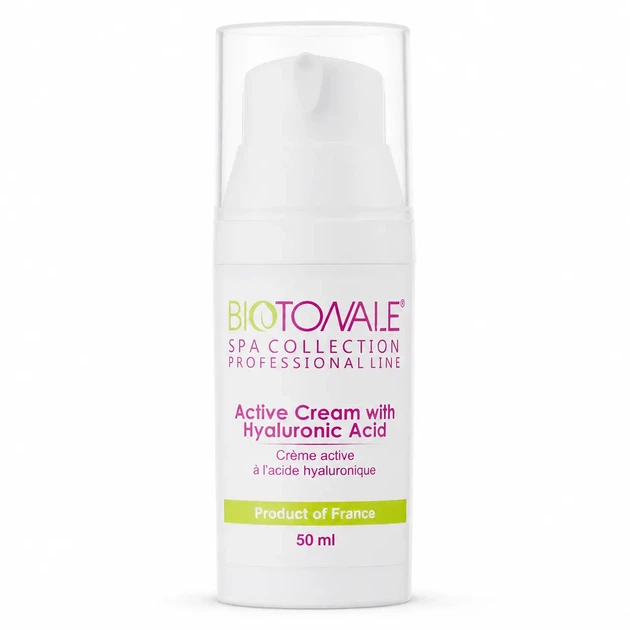 Активный крем для лица с гиалуроновой кислотой Biotonale Hyaluronic Acid Active Cream 50 мл - Фото 2 Активный крем для лица с гиалуроновой кислотой Biotonale Hyaluronic Acid Active Cream 50 мл - изображение 2