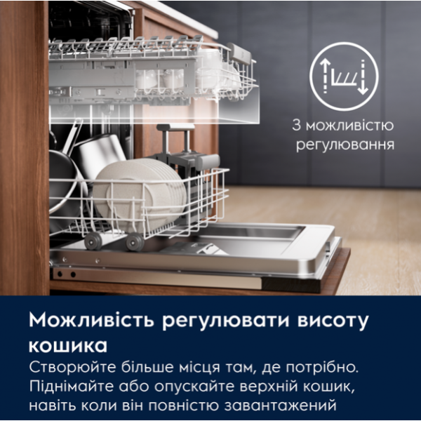 Посудомийна машина вбудована ELECTROLUX E62LB200T - изображение 3