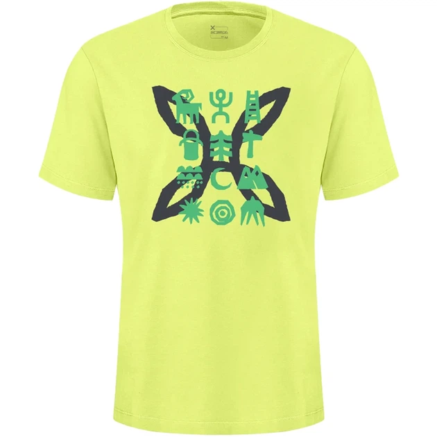 Футболка Montura Rock Painting T-shirt M Sunny Lime - Фото 1 Футболка Montura Rock Painting T-shirt M Sunny Lime - зображення 1