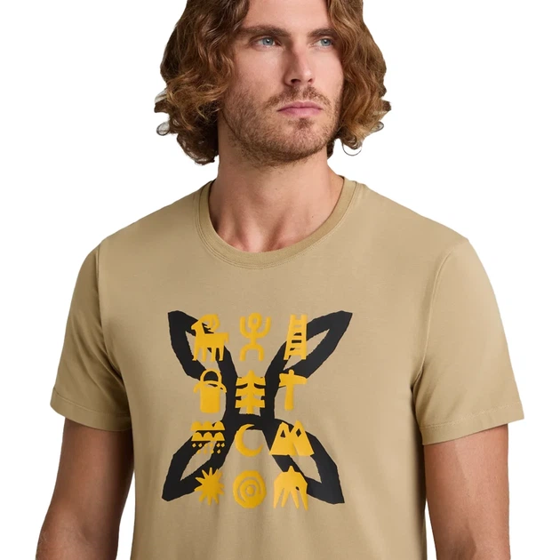 Футболка Montura Rock Painting T-Shirt XL Desert Beige - зображення 3