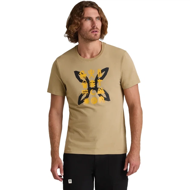 Футболка Montura Rock Painting T-Shirt XL Desert Beige - зображення 5