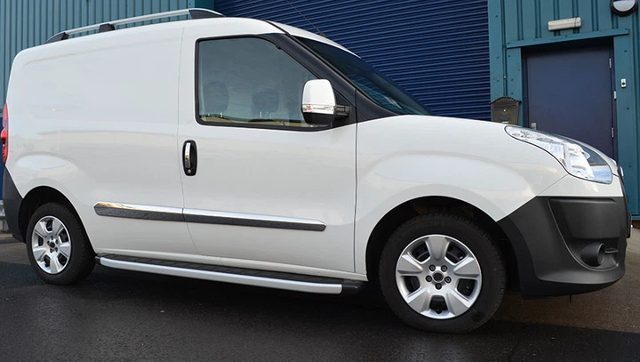 Накладки на ручки (4 шт, нерж.) Carmos - Турецька сталь для Opel Combo 2012-2018 рр. - зображення 3