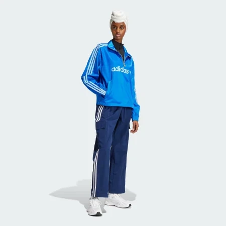 Жіночий анорак Woven Nylon Badge спортивний зіп-худі синій 2XL - зображення 3