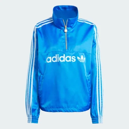 Жіночий анорак Woven Nylon Badge спортивний зіп-худі синій 2XL - зображення 6