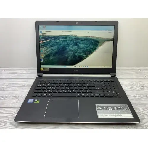 Ноутбук Acer Aspire 7 A715-71G 15.6 Core i5-7300HQ 2.5 ГГц 16GB 1120GB + Windows 11 Pro + АКБ + ЗП Вживані Б/В | 26809 - зображення 2