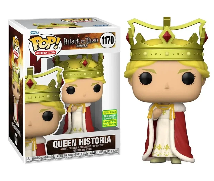 Фигурка Funko Pop Attack on Titan - Queen Historia / Фанко Поп Атака титанов - Королева Хистория #1170 - Фото 1 Фигурка Funko Pop Attack on Titan - Queen Historia / Фанко Поп Атака титанов - Королева Хистория #1170 - изображение 1
