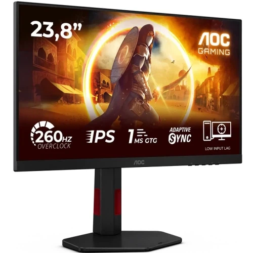 Монитор 23.8" AOC 24G4ZR, Black/Red - Фото 2 Монитор 23.8" AOC 24G4ZR, Black/Red - изображение 2
