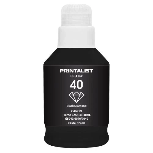 Чернила Printalist 40, Black, 190 мл, пигментные (PL40BP) - Фото 1 Чернила Printalist 40, Black, 190 мл, пигментные (PL40BP) - изображение 1