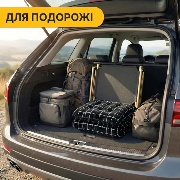 Розкладне ліжко (розкладачка) з оксамитовим матрацом і подушкою LEOBRO (LB-FB-B3-PAT) (LEO_LB-FB-B3-PAT) - изображение 3