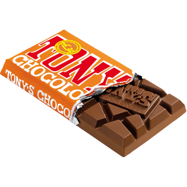 Молочный шоколад Tony's Chocolonely с карамелью и морской солью 90 г - изображение 3