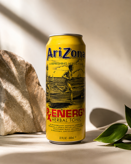 Арізона енергетичний трав'яний тонік AriZona RX ENERGY Herbal Tonic 650 мл - Фото 3 Арізона енергетичний трав'яний тонік AriZona RX ENERGY Herbal Tonic 650 мл - зображення 3