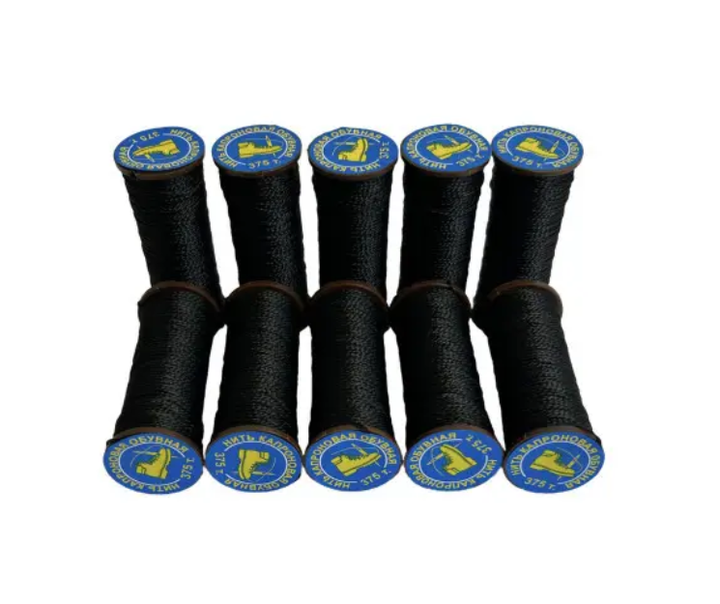 Капронові нитки ТЕКС-375 - 30м Black - изображение 2
