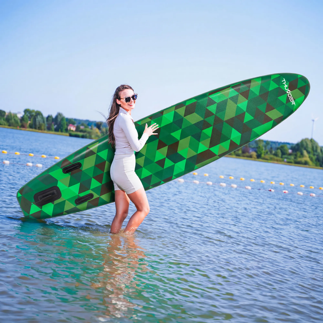 Надувна SUP дошка (Сапборд) THUNDER CAMO 350 - изображение 7