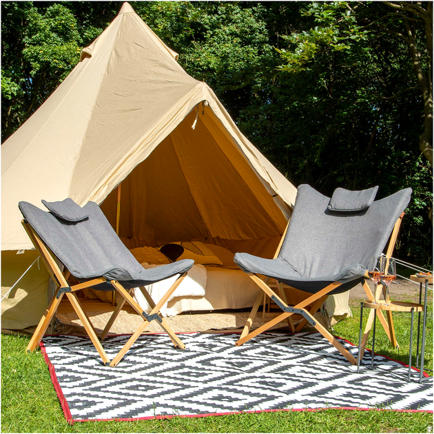 Кресло раскладное Bo-Camp Wembley L для дома и дачи с деревянным каркасом и мягким сиденьем SC-516 - Фото 6 Кресло раскладное Bo-Camp Wembley L для дома и дачи с деревянным каркасом и мягким сиденьем SC-516 - изображение 6