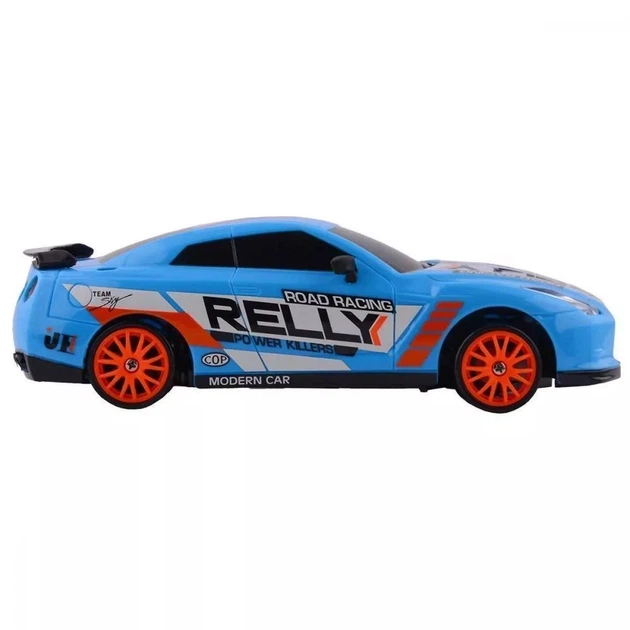 Машинка для дрифта на радиоуправлении Rally Series Nissan GT-R 4WD - Синяя - Фото 3 Машинка для дрифта на радиоуправлении Rally Series Nissan GT-R 4WD - Синяя - изображение 3