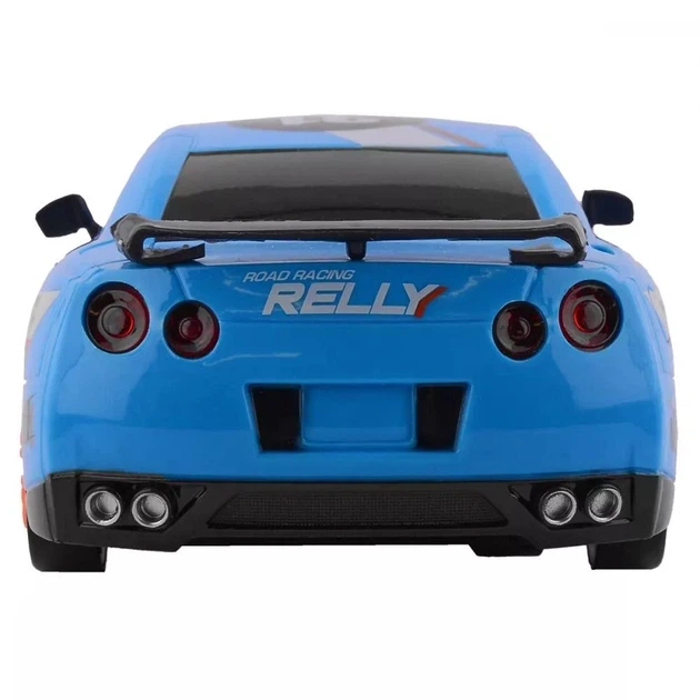 Машинка для дрифта на радиоуправлении Rally Series Nissan GT-R 4WD - Синяя - Фото 5 Машинка для дрифта на радиоуправлении Rally Series Nissan GT-R 4WD - Синяя - изображение 5