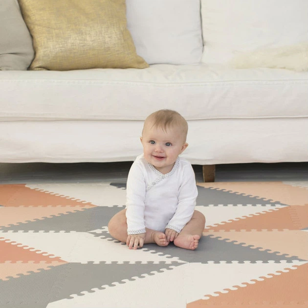 Ігровий килимок-пазл Skip Hop Playspot Geo Grey/Peach GEO (245412) (816523025969) - зображення 2