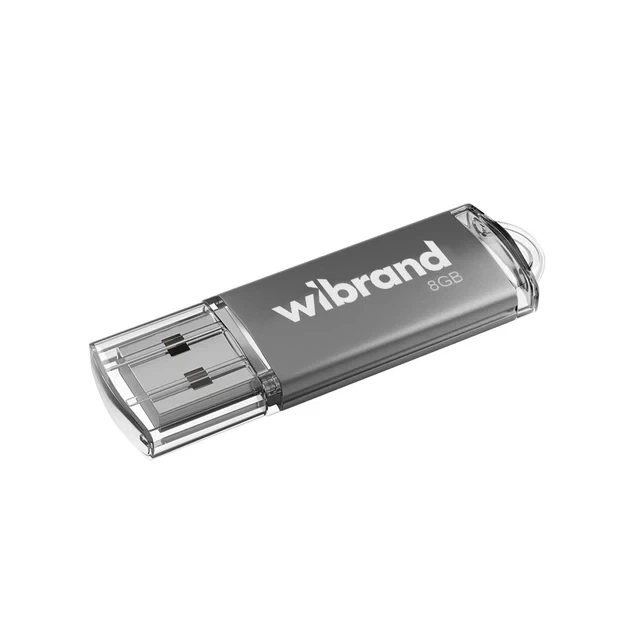 USB флеш накопичувач. Флеш-память. Флешка 8Gb Wibrand Cougar silver тех.пак - Фото 1 USB флеш накопичувач. Флеш-память. Флешка 8Gb Wibrand Cougar silver тех.пак - изображение 1