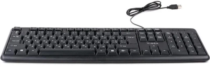 Клавіатура Vinga KB110BK - зображення 7