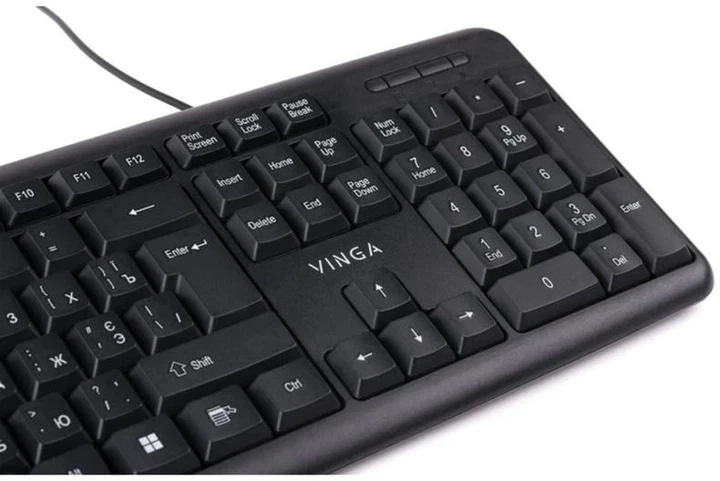 Клавіатура Vinga KB110BK - зображення 8