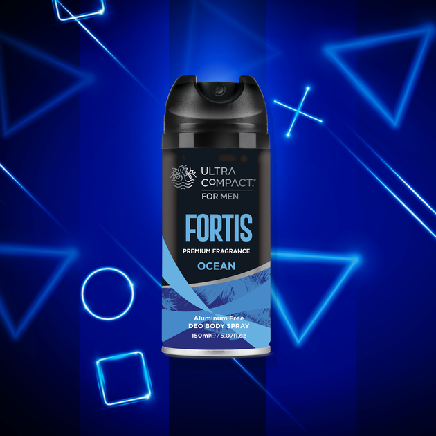 Дезодорант-спрей чоловічий ULTRA COMPACT Fortis 150 мл (308190)