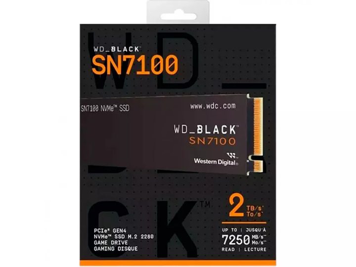 SSD накопичувач WD Black SN7100 2 TB (WDS200T4X0E) - изображение 2