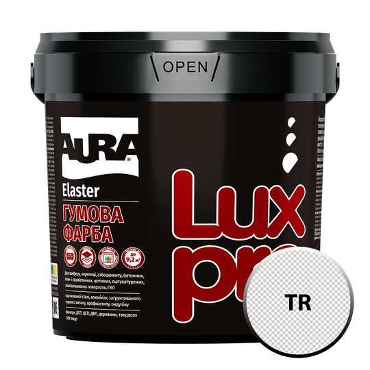 Резиновая универсальная краска Aura Luxpro Elaster TR 1,2кг - Фото 1 Резиновая универсальная краска Aura Luxpro Elaster TR 1,2кг - изображение 1