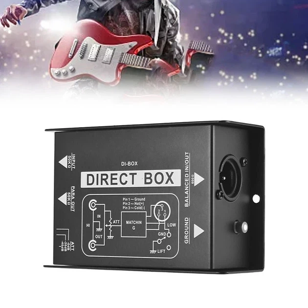 Ефективний DI-бокс з регульованим вхідним атенюатором для оптимальної продуктивності - Фото 1 Ефективний DI-бокс з регульованим вхідним атенюатором для оптимальної продуктивності - зображення 1