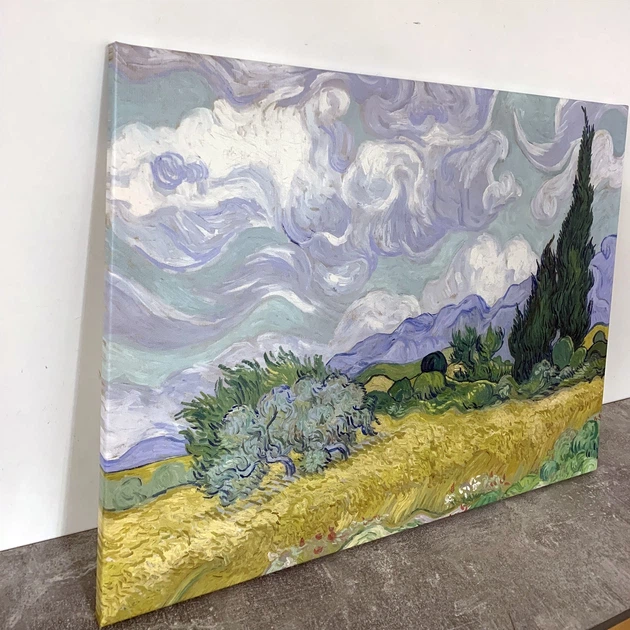 Интерьерная картина Пшеничное поле с кипарисом, Винсент ван Гог, Vincent van Gogh, Wheat Field, интерьерный декор, 30×37 см (id6657) - Фото 5 Интерьерная картина Пшеничное поле с кипарисом, Винсент ван Гог, Vincent van Gogh, Wheat Field, интерьерный декор, 30×37 см (id6657) - изображение 5
