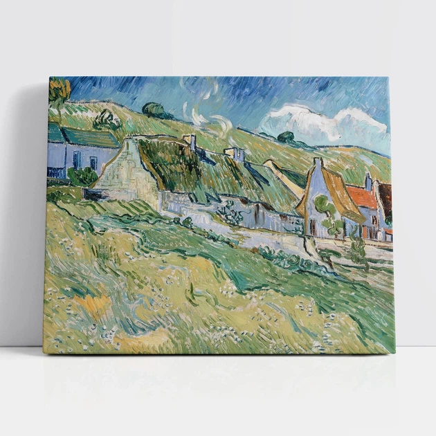 Интерьерная картина Хижины, Винсент ван Гог, Vincent van Gogh, Thatched Cottages, интерьерный декор, 30×40 см (id6662) - Фото 1 Интерьерная картина Хижины, Винсент ван Гог, Vincent van Gogh, Thatched Cottages, интерьерный декор, 30×40 см (id6662) - изображение 1