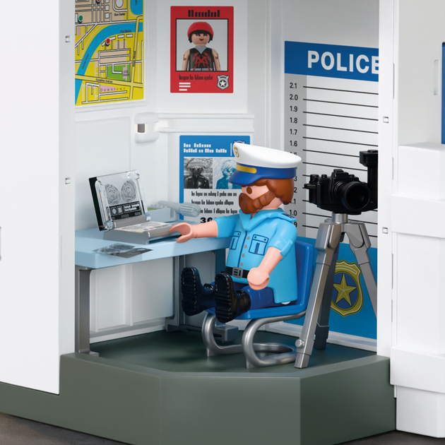 Zestaw zabawek dla dzieci Playmobil City Action Policyjne centrum dowodzenia 71873 (4008789718730) - Zdjęcie 10 Zestaw zabawek dla dzieci Playmobil City Action Policyjne centrum dowodzenia 71873 (4008789718730) - obraz 10