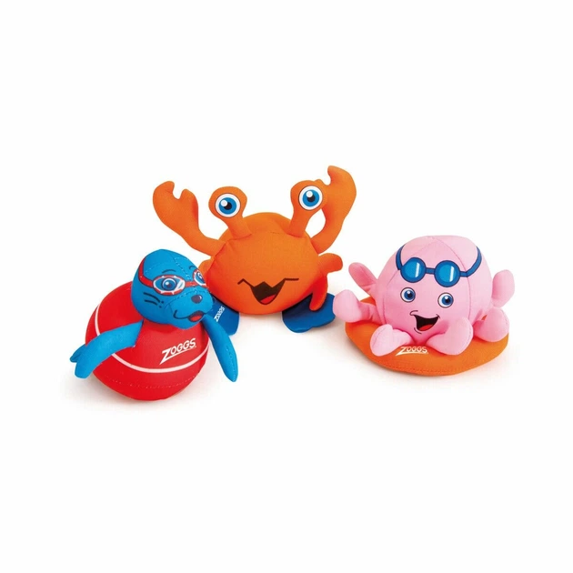Игрушки Zoggs Zoggy Soakers для бассейна, 3 шт., для детей от 3 месяцев (CC5F82E8F98C) - Фото 1 Игрушки Zoggs Zoggy Soakers для бассейна, 3 шт., для детей от 3 месяцев (CC5F82E8F98C) - изображение 1