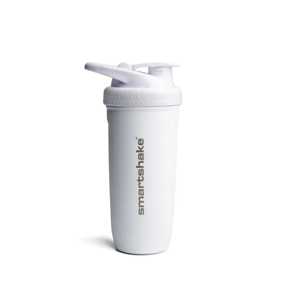 Шейкер спортивный SmartShake нержавеющая сталь 900 мл белый - изображение 2