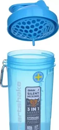 Шейкер спортивный SmartShake пластик 500 мл синий - изображение 4