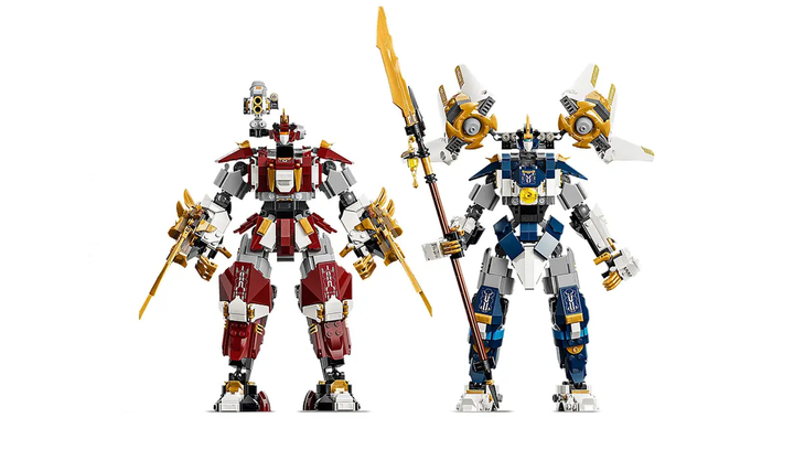 Конструктор Lego Без Фігурок Близнюки Роботи Титани Ninjago 71870 - зображення 4