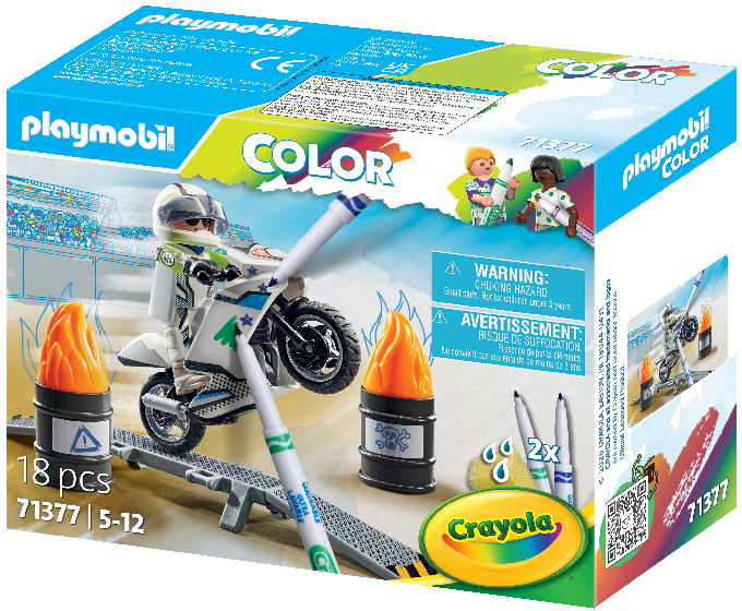 Zestaw Playmobil Color Motocykl (4008789713773) - obraz 2