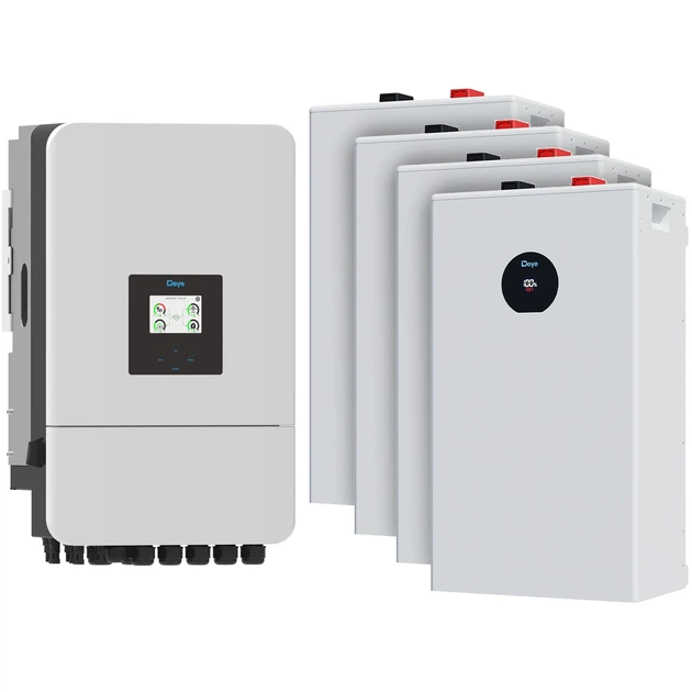Система хранения энергии DEYE SV-3DE20K1-LDE64K1-1 20kW 64.3kWh 4BAT LiFePO4 ≥6000 циклов (SV-3DE20K1-LDE64K1-1) - изображение 2