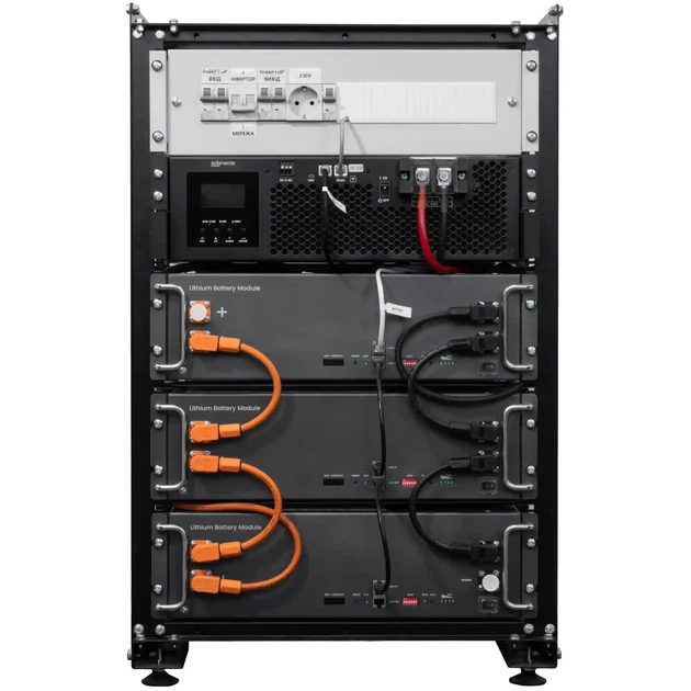Система хранения энергии Solarverse SVR20-1SV5K1-LES15.3K1-1 5kW 15.4kWh 3BAT LiFePO4 6000 циклов (SVR20-1SV5K1-LES15.3K1-1) - Фото 1 Система хранения энергии Solarverse SVR20-1SV5K1-LES15.3K1-1 5kW 15.4kWh 3BAT LiFePO4 6000 циклов (SVR20-1SV5K1-LES15.3K1-1) - изображение 1