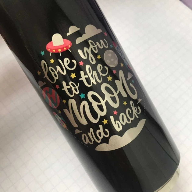 Термокружка love you to the moon and back 500 мл - изображение 2