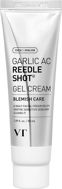 Гель-крем для лица VT Cosmetics Garlic AC Reedle Shot Gel Cream с микроиголками и экстрактом чеснока для проблемной кожи 50 мл (8803463012090) - Фото 1 Гель-крем для лица VT Cosmetics Garlic AC Reedle Shot Gel Cream с микроиголками и экстрактом чеснока для проблемной кожи 50 мл (8803463012090) - изображение 1